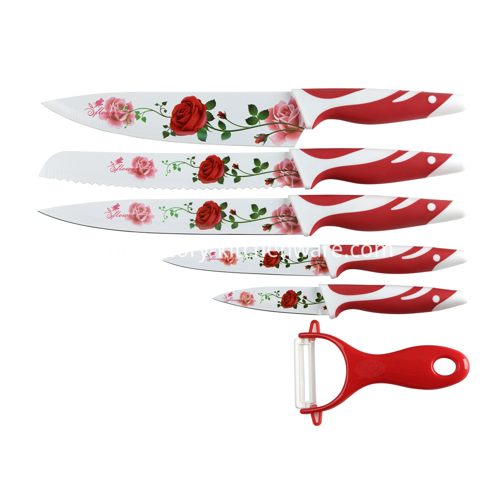 Küchenmesser mit beschichteter Klinge kitchen knife with coated blade